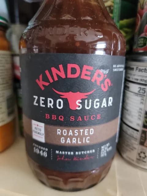 Kinder'S Zero Sugar Roasted Garlic Bbq Sauce