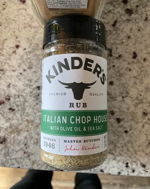 Kinder'S Italian Chop House With Olive Oil & Sea Salt Rub