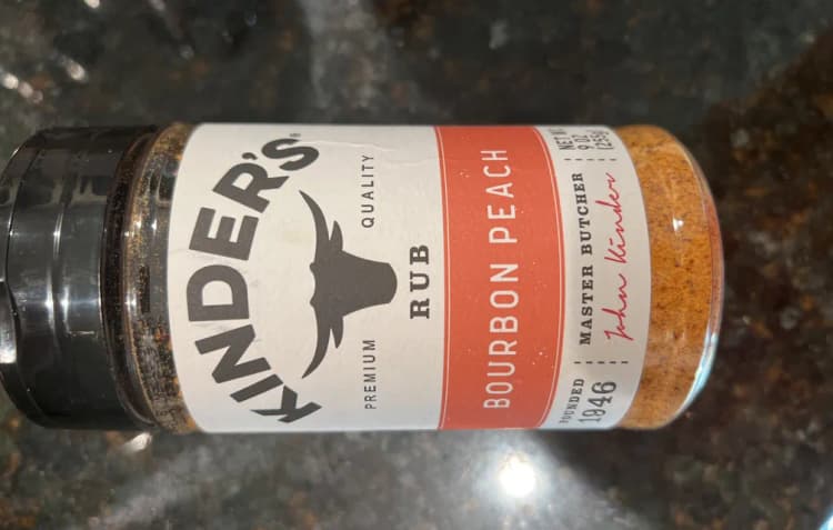 Kinder'S Rub Bourbon Peach