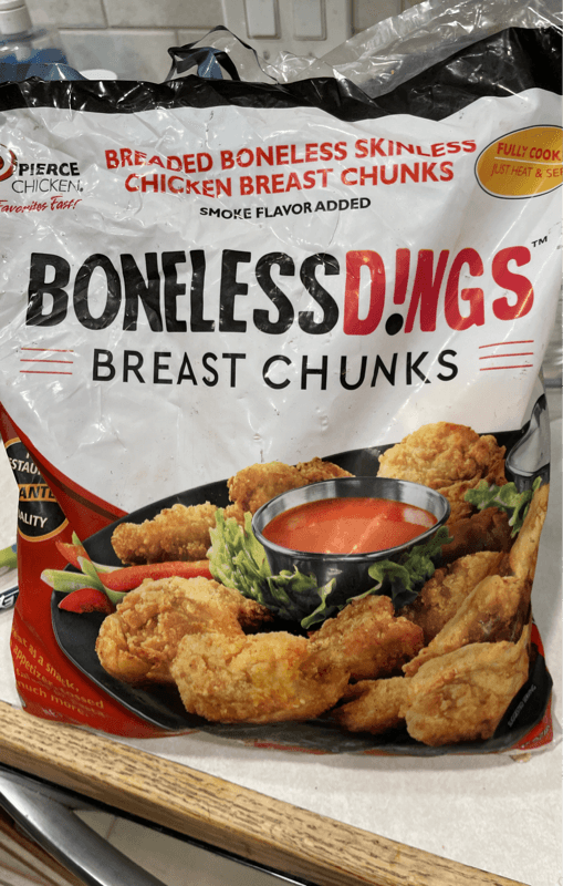 Pierce Chicken Boneless D!Ngs Breast Chunks