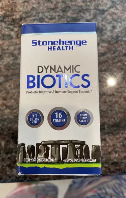 Stonehenge Health Dynamic Biotics 16 Strains 30 Veggie Capsules