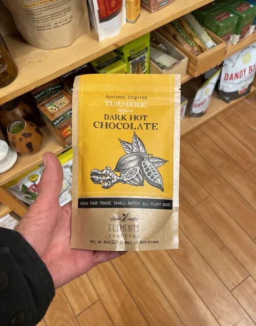 Elements Truffles Turmeric Infused Dark Hot Chocolate