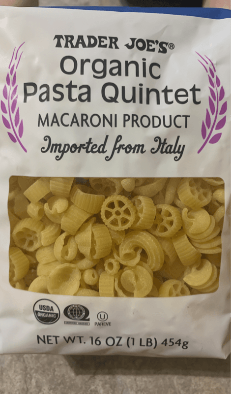 Trader Joe'S Organic Pasta Quintet Macaroni Product