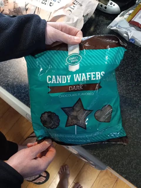 Make 'N Mold Candy Wafers Dark Chocolate Flavored