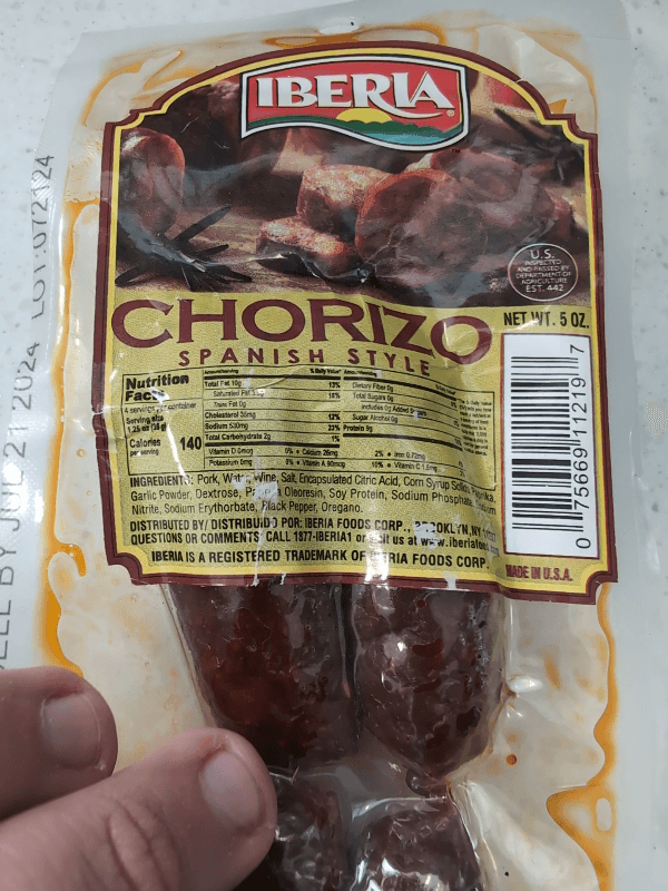 Ibera Spanish Style Chorizo