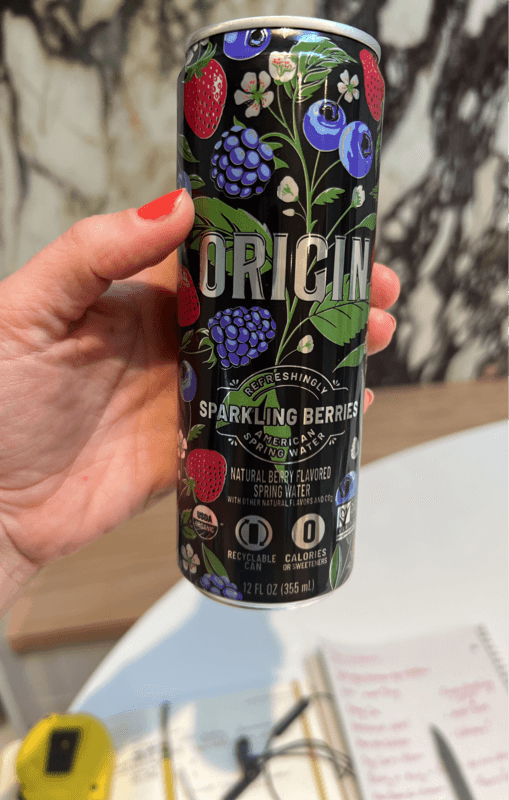 Origin Sparkling Berries Natural Berry Flavored Spring Water