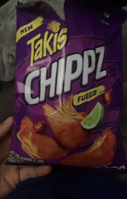 Takis Chippz Fuego Hot Chili Pepper & Lime Potato Chips