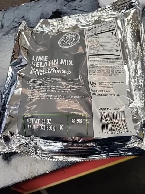 Monarch Lime Gelatin Mix