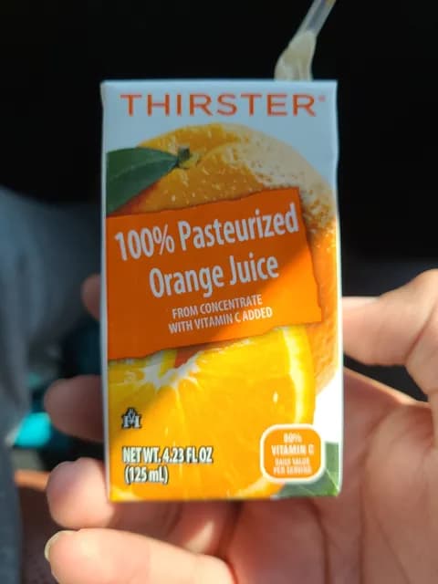 Thirster 100% Pasteurized Orange Juice
