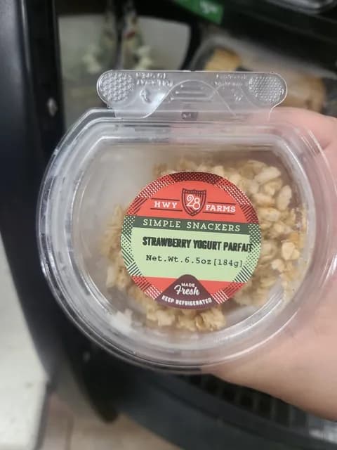 Hwy 28 Farms Simple Snackers Strawberry Yogurt Parfait
