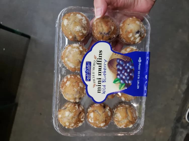 Uncle Wally'S Rich Moist Mini Muffins Wild Blueberry