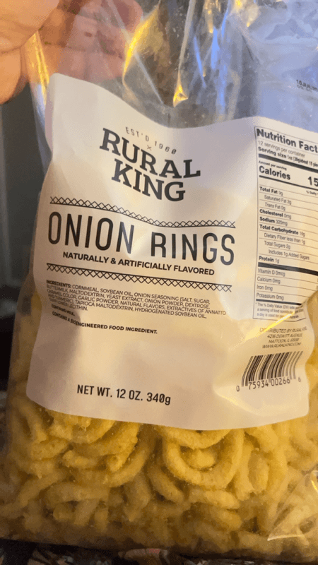 Rural King Onion Rings