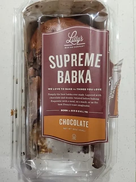 Lilly’S Baking Company Supreme Babka Chocolate