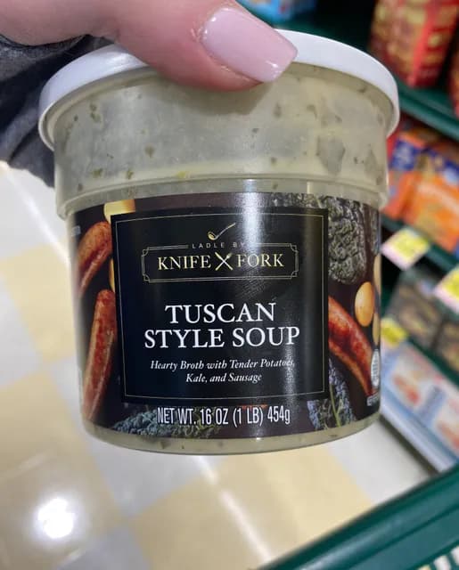 Ladle By Knife X Fork Tuscan Style Soup