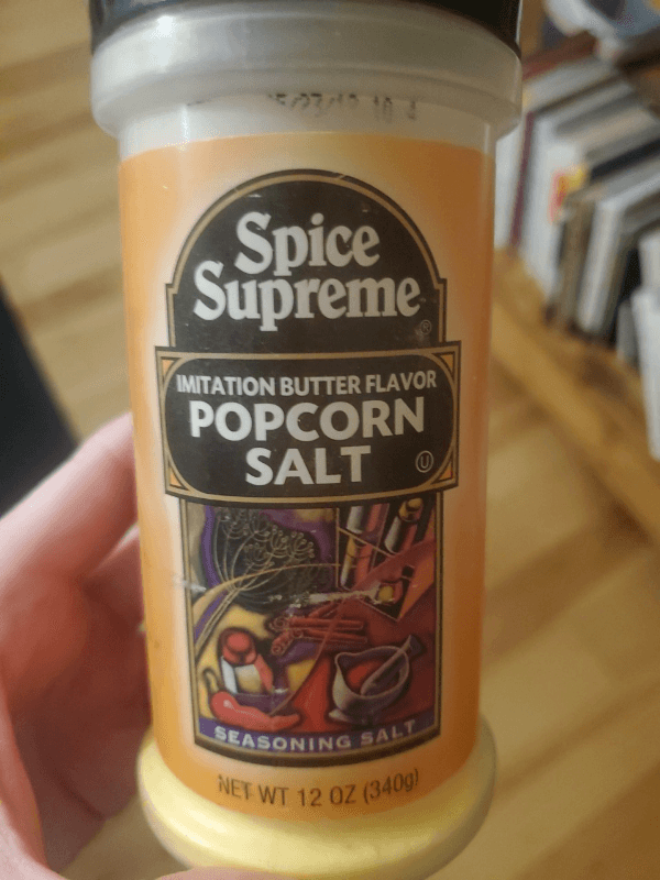 Spice Supreme Imitation Butter Flavor Popcorn Salt Seasoning Salt