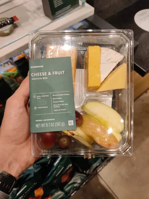 Starbucks Cheese & Fruit Protein