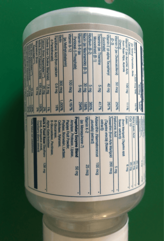 Solaray Adult 50+ Multivitamin 90 Vegcaps