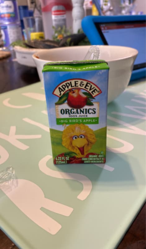 Apple & Eve Sesame Street Organics Big Bird'S Apple Juice