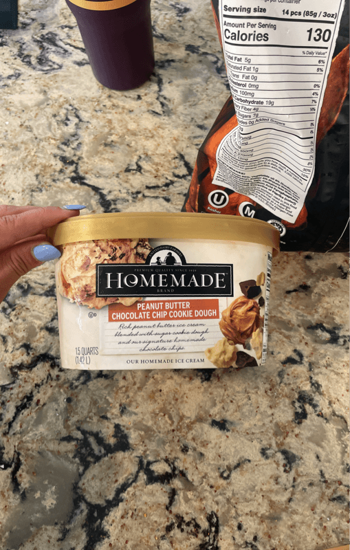 United Dairy Farmers Homemade Peanut Butter Chocolate Chip Cookie Dough