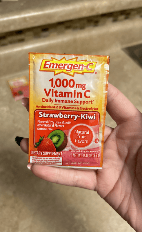 Emergen-C Vitamin C Daily Immune Support Strawberry-Kiwi Dietary Supplement