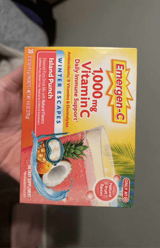 Emergen-C Vitamin C Winter Escapes Island Punch