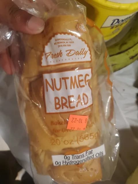 Fresh Daily Nutmeg Bread