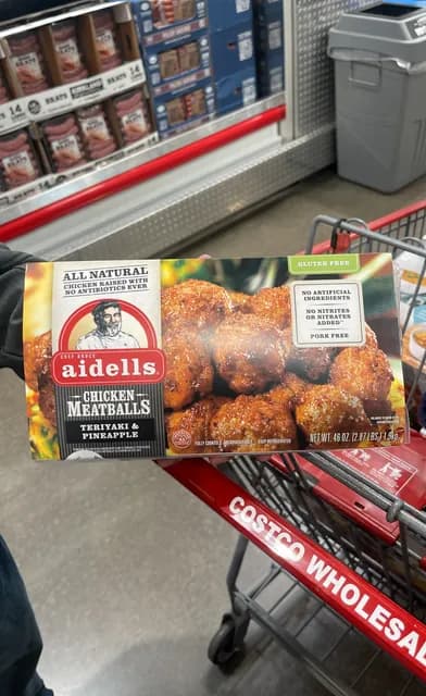 Chef Bruce Aidells Chicken Meatballs Teriyaki & Pineapple