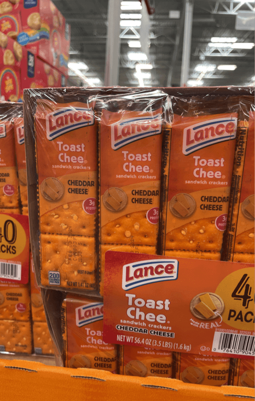 Lance Toast Chee Cheddar Cheese Sandwich Crackers