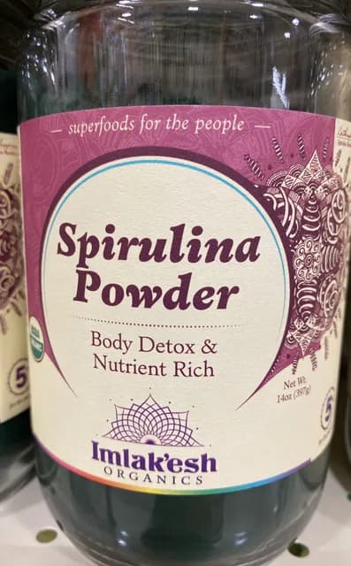 Imlak'Esh Spirulina Powder Body Detox & Nutrient Rich