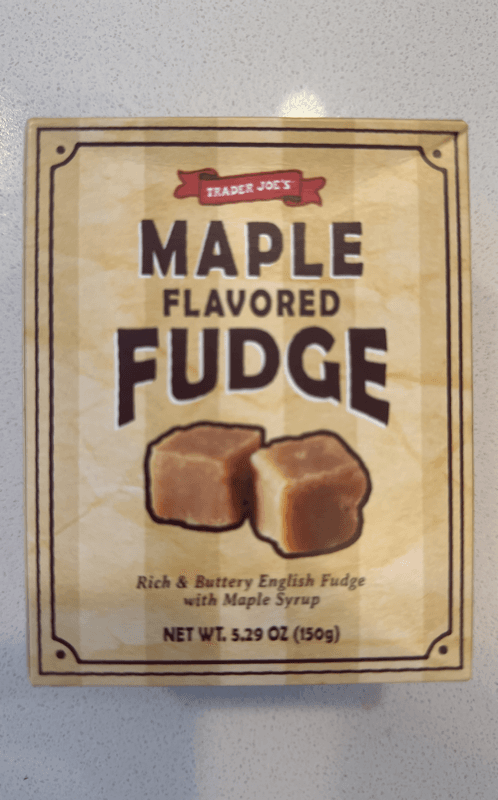 Trader Joe'S Maple Flavored Fudge