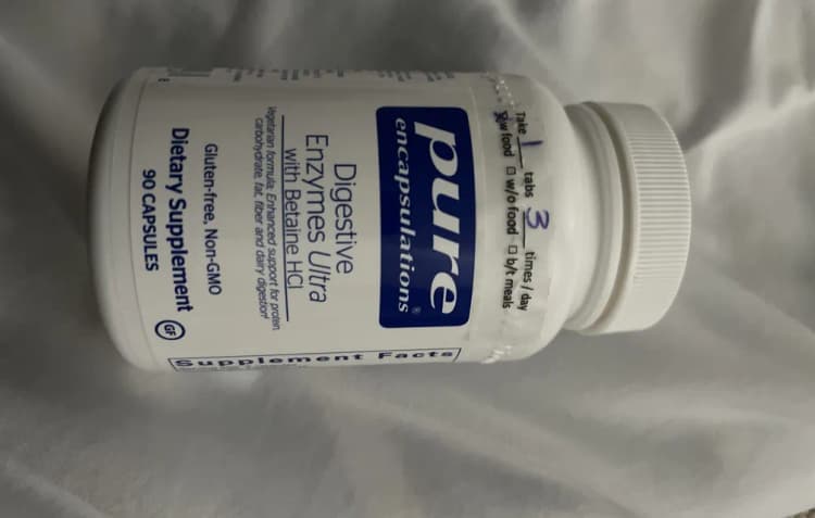 Pure Encapsulations Digestive Enzymes Ultra With Betaine Hcl