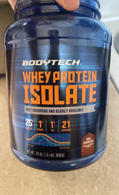 Bodytech Rich Chocolate Whey Protein Isolate