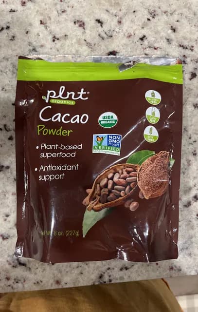Plnt Organics Cacao Powder