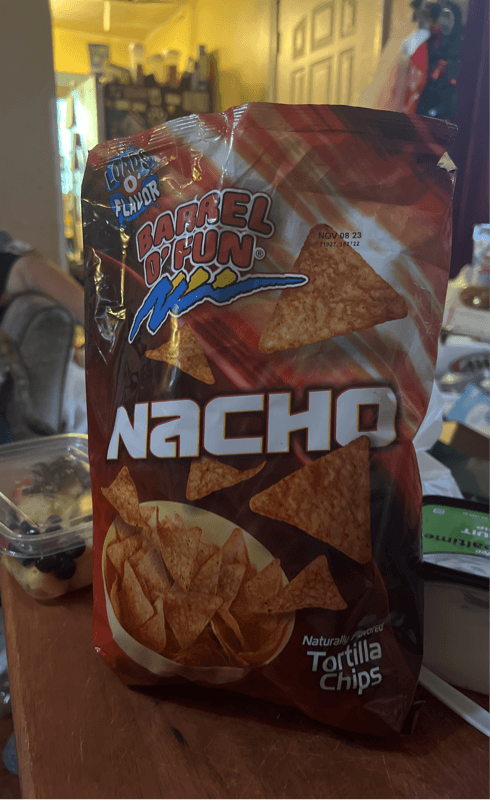 Loads O' Flavor Barrel O'Fun Nacho Tortilla Chips