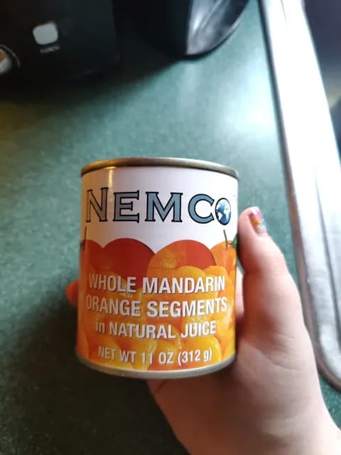 Nemco Whole Mandarin Orange Segments In Natural Juice