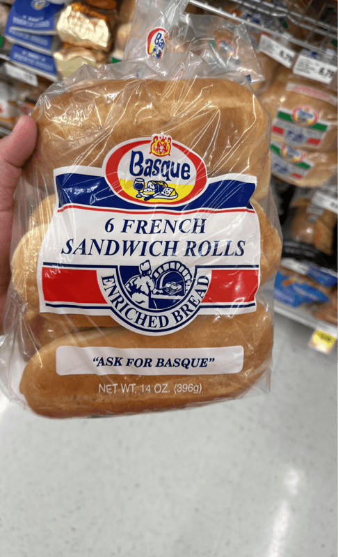 Basque French Sandwich Rolls