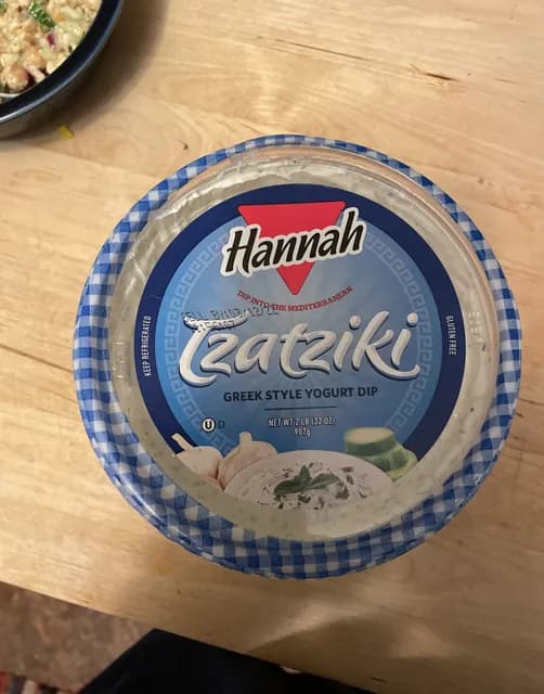 Hannah Tzatziki Greek Style Yougurt Dip