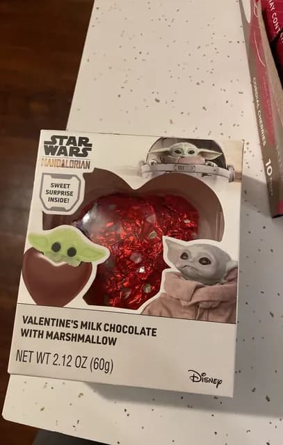 Star Wars Mandalorian Valentine’S Milk Chocolate With Marshmallow