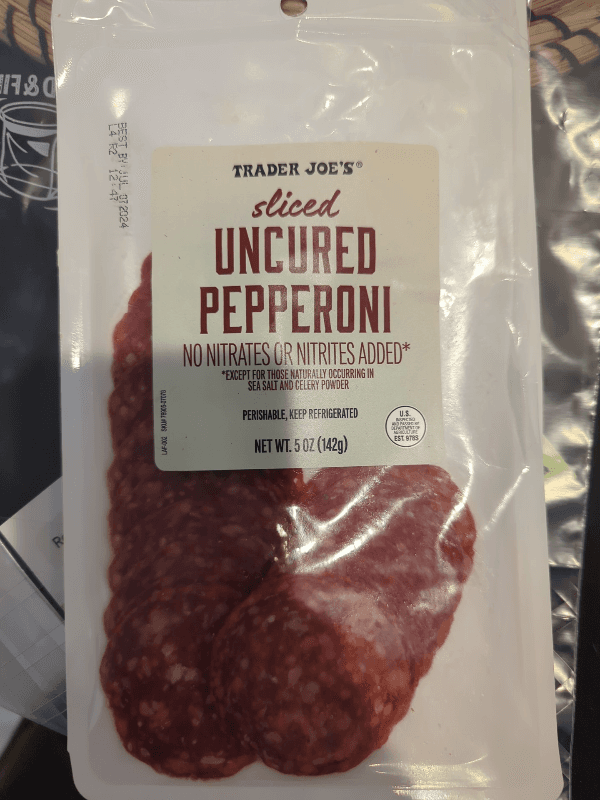 Trader Joe'S Sliced Uncured Pepperoni