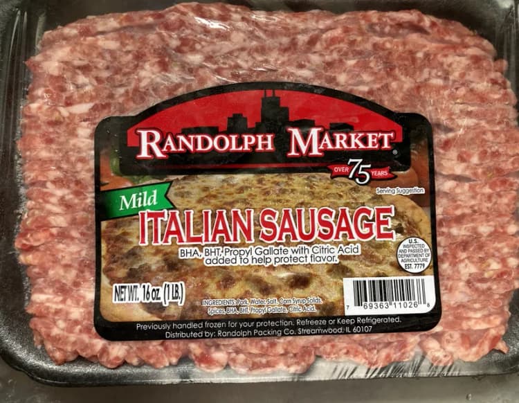 Randolph Market Mild Italian Sausage