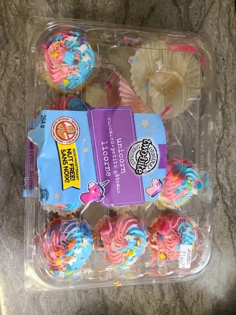 Original Two-Bite Unicorn Cupcakes