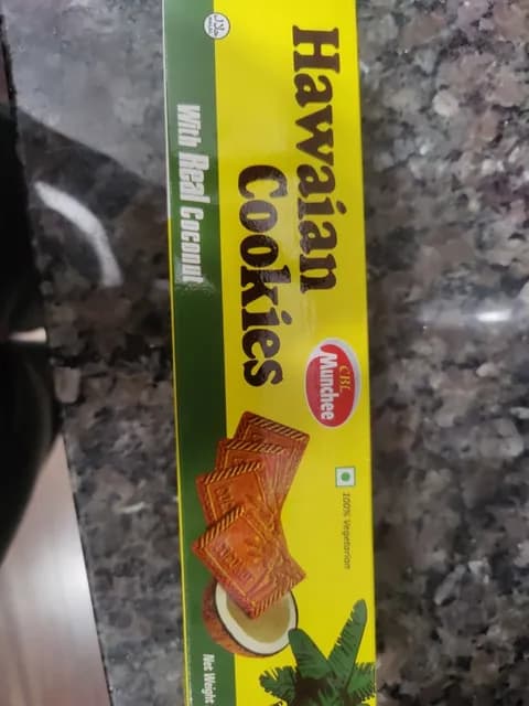 Cbl Munchee Hawaian Cookies With Real Coconut