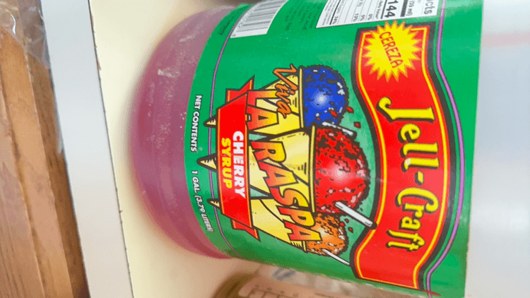 Jell-Craft Viva La Raspa Cherry Syrup