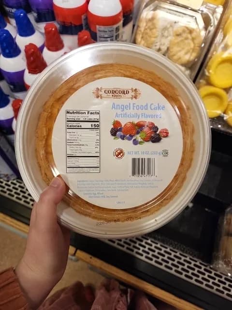 Concord Bakery Angel Food Cake