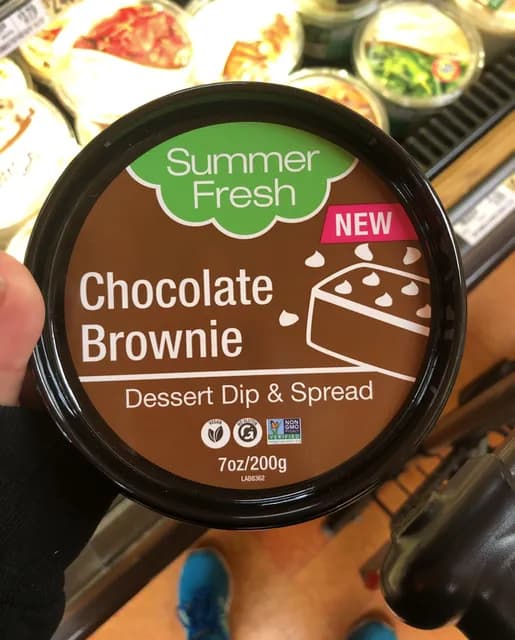 Summer Fresh Chocolate Brownie Dessert Dip & Spread
