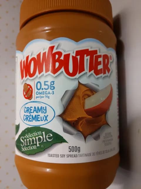 Wowbutter Creamy Toasted Soy Spread