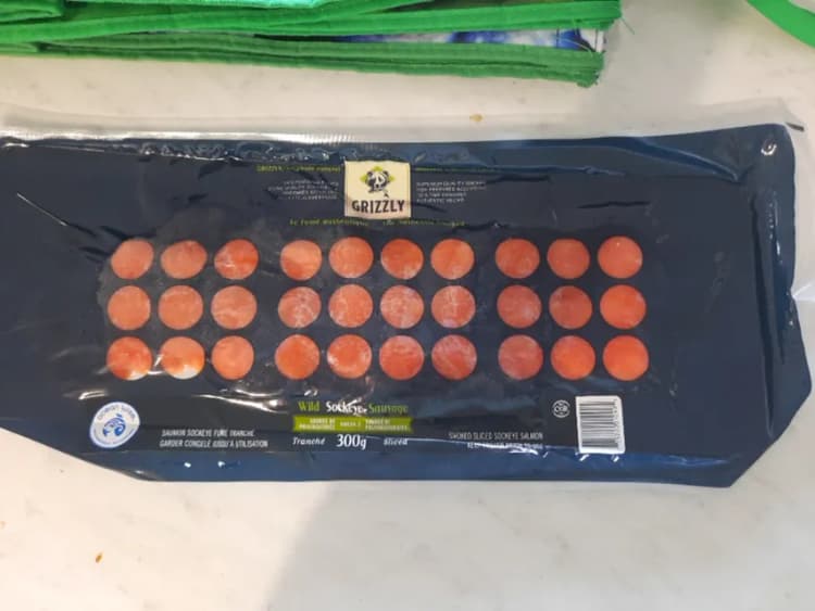 Grizzly Smoked Sliced Sockeye Salmon