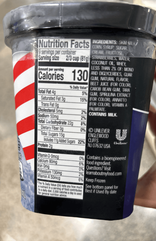 Breyers Star Spangled Scoops