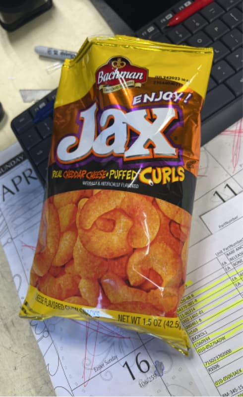 Bachman Jax Cheddar Cheese Puffed Curls