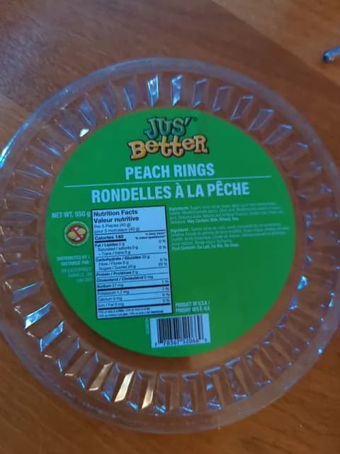 Jus' Better Peach Rings